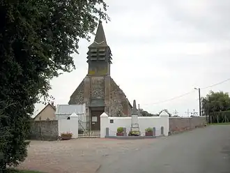 The church in Brutelles