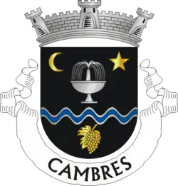 Crest of Cambres parish, Lamego municipality, Portugal.