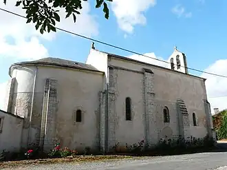The church of Saint-Cybard, in La Grimaudière