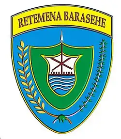 Former emblem of Buru Regency.