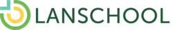 LanSchool's logo: a gray background with