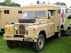 1965 Series IIA ambulance, sand