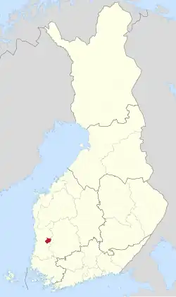 Location of Lavia in Finland