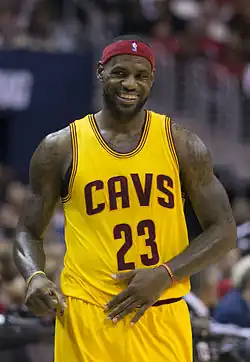 LeBron James smiling