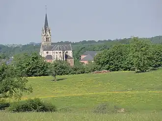 The church in Le Fréty