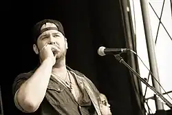 Brice at Country Throwdown Tour 2011