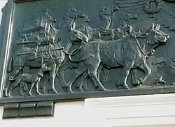 Left hand side of relief
