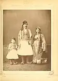 1: Wealthy Arnaut from Ioannina 2. Wealthy Arnaut lady from Ioannina 3. Arnaut child of a wealthy family.