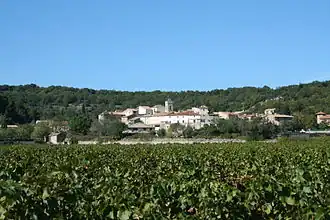 A general view of Lieuran-Cabrières