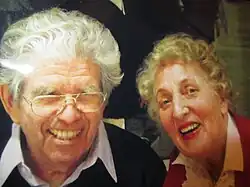 Linda Naeff with her husband