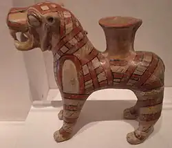 Zoomorphic rhyton representing a lion, found in Kültepe/Kanesh, early 2nd millennium BC.