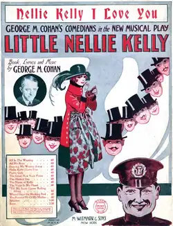 Sheet music for Little Nellie Kelly, 1922