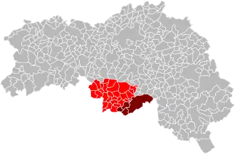 Location within the Orne department