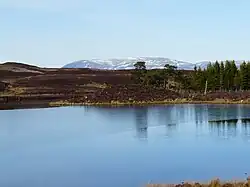 Loch nam Bonnach from the south shore, with views of the Northern Highlands