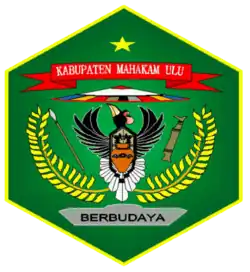 Former emblem of Mahakam Ulu Regency (2013–2019).[57]