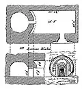Plan of the cave.