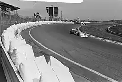 Lombardi's March 751 Formula One car in practice for the 1975 Dutch Grand Prix at Zandvoort