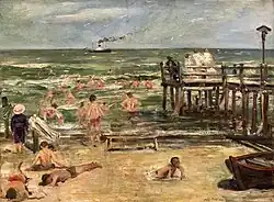 Swimming Facility in Horst-Ostsee (1902), oil on canvas, Museum Georg Schäfer, Schweinfurt