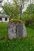Memorial stone in Säpina village