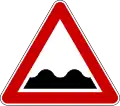 Uneven road