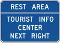 D5-7a Rest area - tourist info center next right