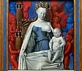 Jean Fouquet's Madonna Surrounded by Seraphim and Cherubim (modeled on Agnès Sorel)