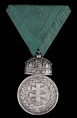 Hungarian Silver Military Merit Medal (Civilian award)