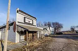 Main Street in Leshara, March 2017