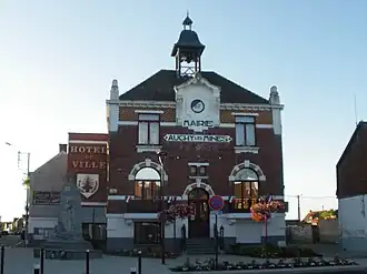 The town hall of Auchy-les-Mines