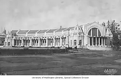 Manufactures Building, Alaska–Yukon–Pacific Exposition, Seattle, Washington, 1908-09.