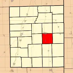 Location in Iroquois County
