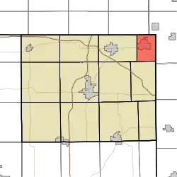 Location in Steuben County
