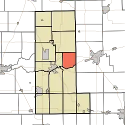 Location in Miami County