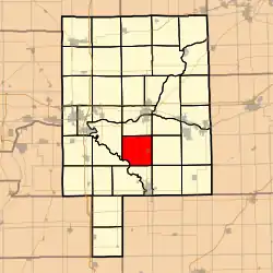 Location in LaSalle County