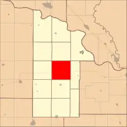 Location in Dixon County