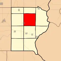 Location in Gallatin County