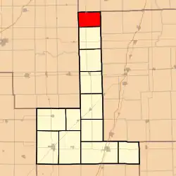 Location in Ford County