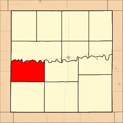 Location in Graham County