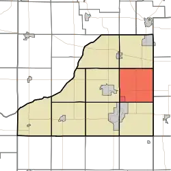 Location in Starke County