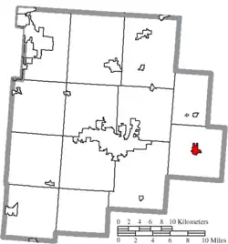 Location of Bremen in Fairfield County