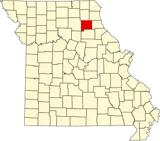 A state map highlighting Shelby County in the northeastern part of the state.
