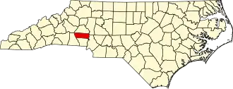State map highlighting Lincoln County