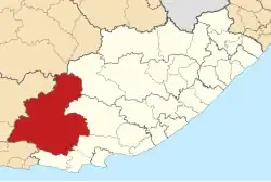 Location of the municipality within the Eastern Cape