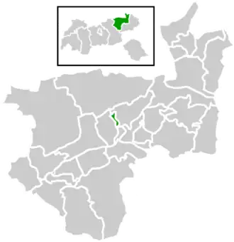 Location within Kufstein district