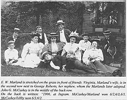 Marland and McCaskey photo, Pittsburgh 1906