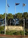 Entrance to Sydney Airport