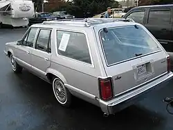 1984 Marquis station wagon, rear view