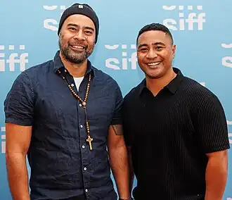 Tinā director Miki Magasiva and actor Beulah Koale