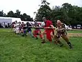 Roman Horseguard Tug of War team