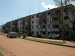 Apartment buildings in Las Coloradas quarter